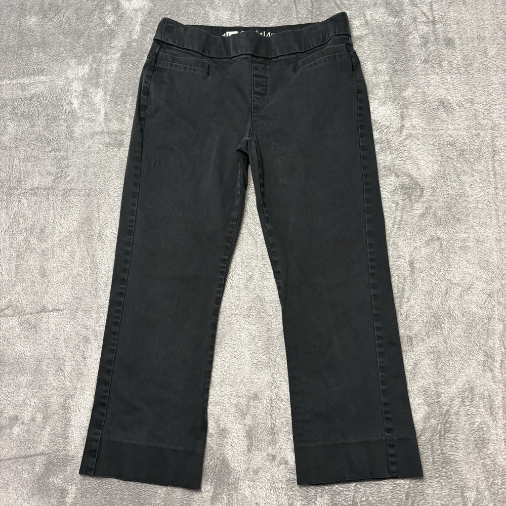 Lee Style Up Womens 12P Black Dress Pants‎ Stretch Straight Career Office
